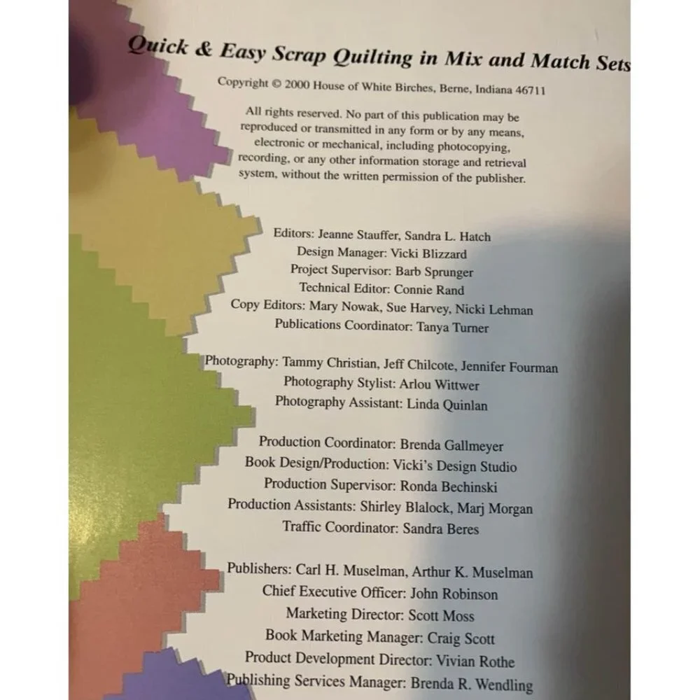Scrap Quilting In Mix And Match Sets Book Crafts DIY